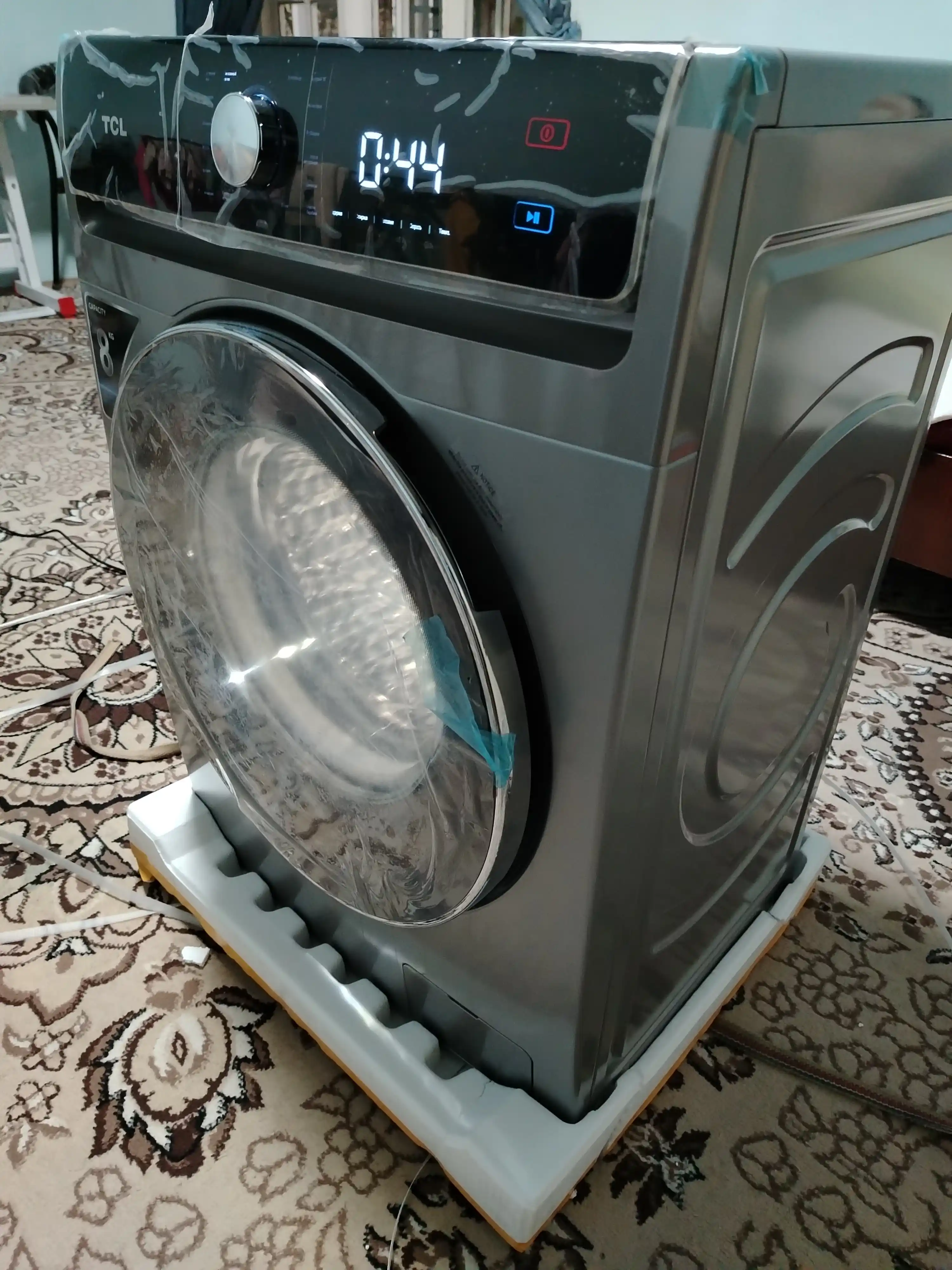 Kir yuvish mashinasi TCL P808FL Turbo Inverter Smart++ , 8 kg, 2 xil rang