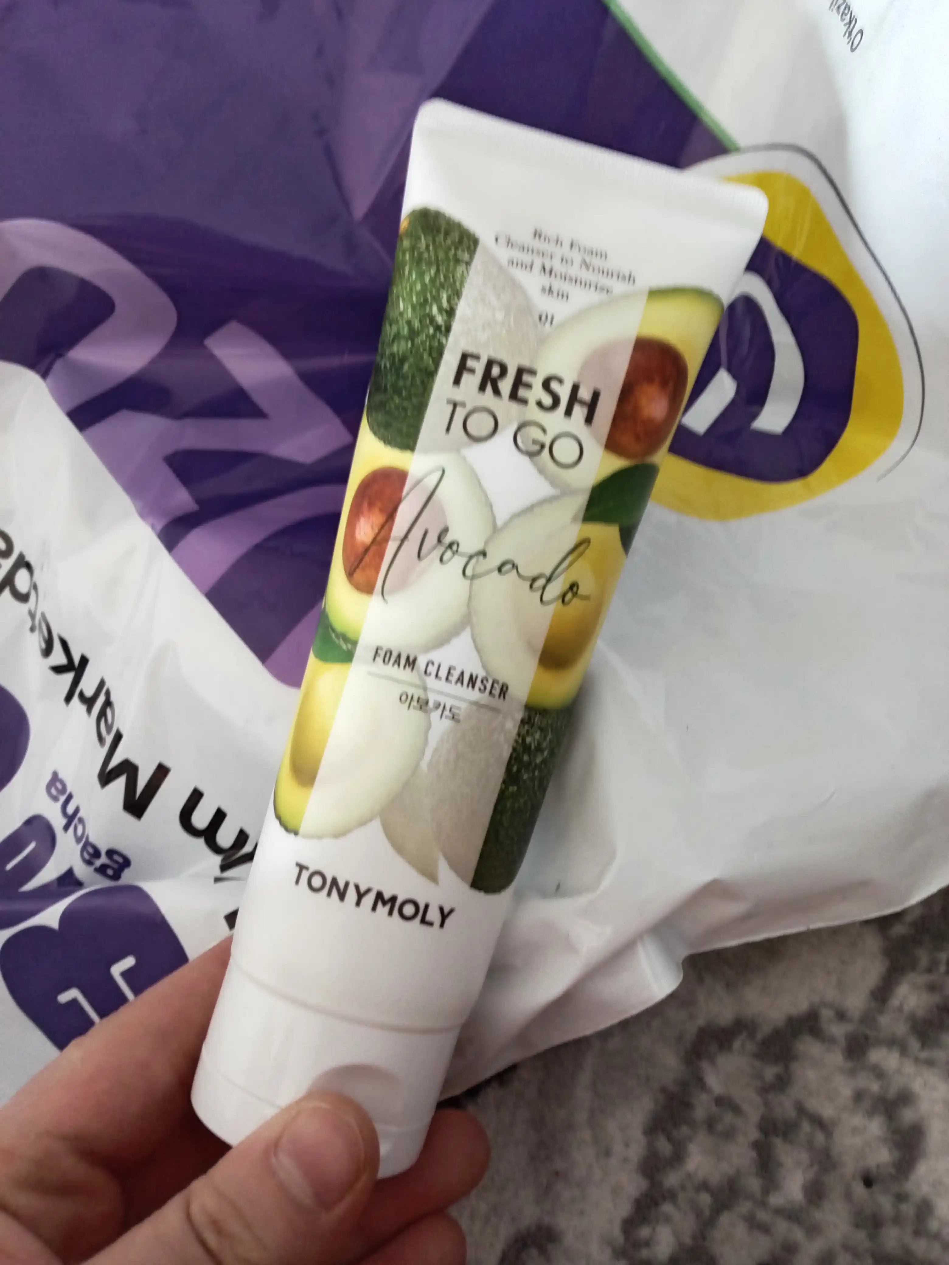 Пенка для умывания TONYMOLY Fresh To Go, 170 мл, 3 вида, авокадо, рис, гранат