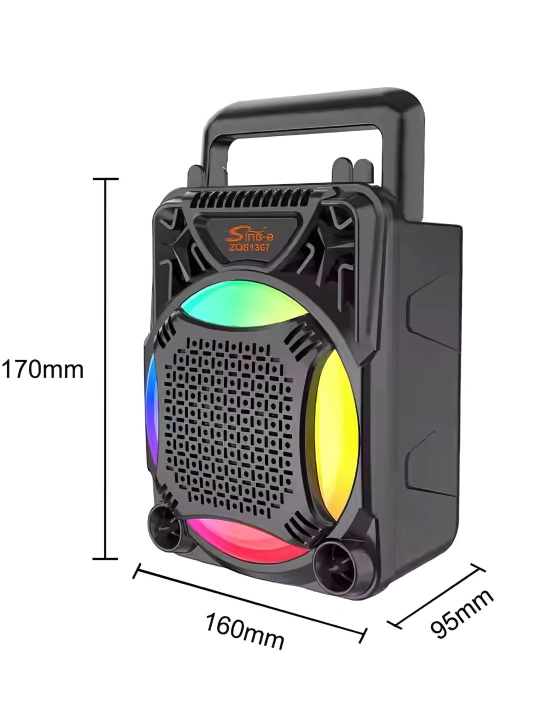 Simsiz karnay, portativ, Sing-e karaoke, RGB yoritgichli, Bluetooth