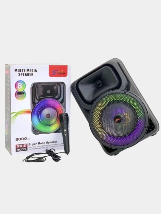 Портативная Bluetooth-колонка ZQS-1361 с микрофоном