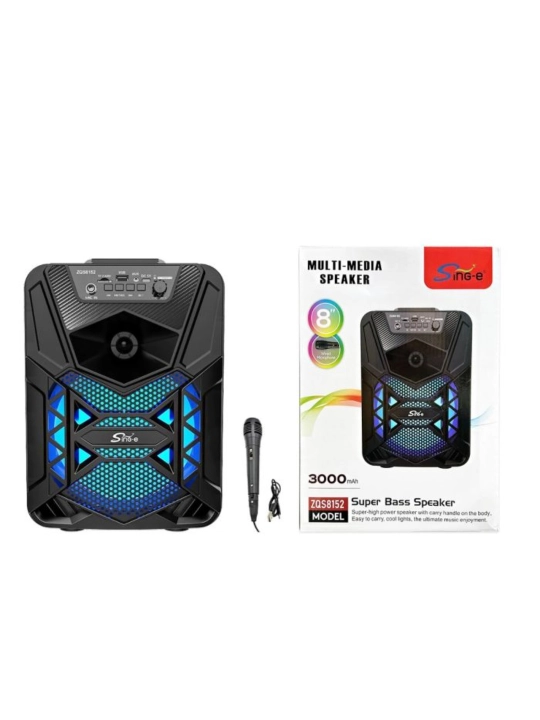 Портативная Bluetooth-колонка ZQS-8152 с микрофоном