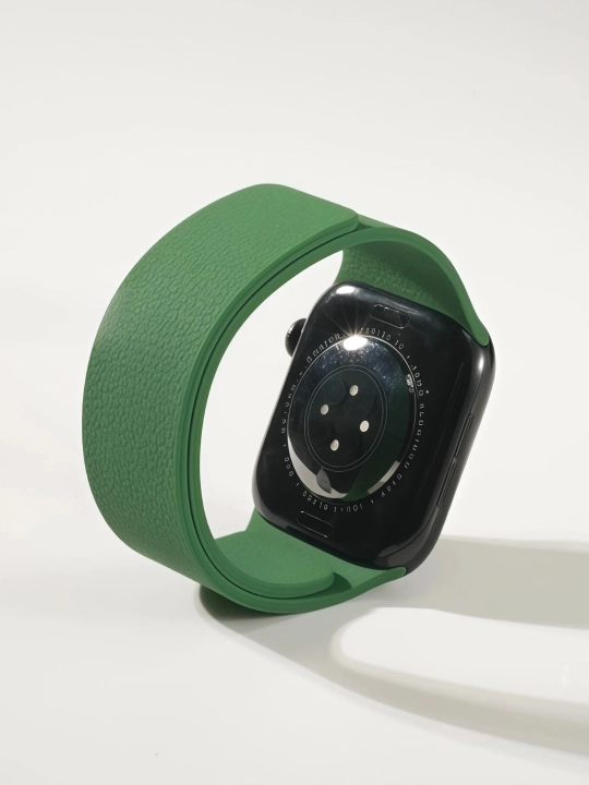 Ремешок с магнитной застёжкой и фактурой “личи” для Apple Watch S3–S11/SE/Ultra, 38–49 мм
