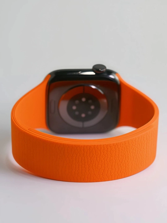 Ремешок с магнитной застёжкой и фактурой “личи” для Apple Watch S3–S11/SE/Ultra, 38–49 мм