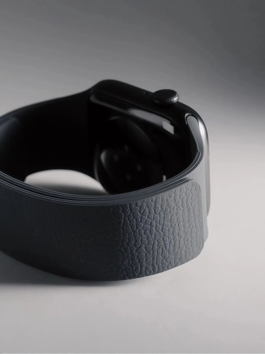 Ремешок с магнитной застёжкой и фактурой “личи” для Apple Watch S3–S11/SE/Ultra, 38–49 мм