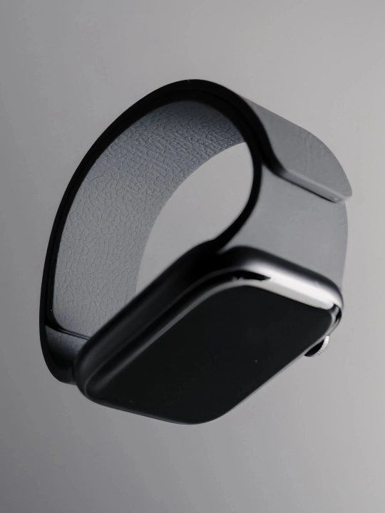 Ремешок с магнитной застёжкой и фактурой “личи” для Apple Watch S3–S11/SE/Ultra, 38–49 мм