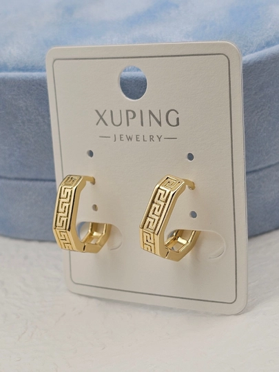 Серьги для девочек и женщин, Xuping — 1001PRT-XUPINGC-БЕЖМЕЛ