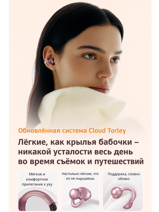 Simsiz quloqchinlar Sanag FreeClip S6S Nova Bluetooth 6.0 IPX67 60 soatgacha