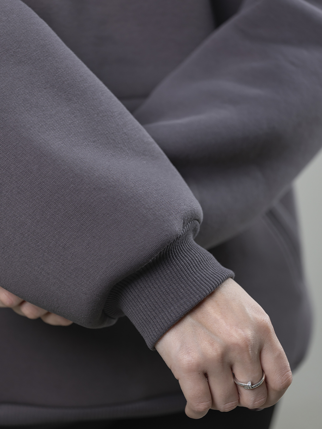 Xudi oversize, uniseks yunli qalpoqli, tostofka, sport kostuyumi
