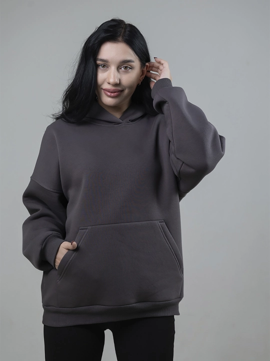 Xudi oversize, uniseks yunli qalpoqli, tostofka, sport kostuyumi