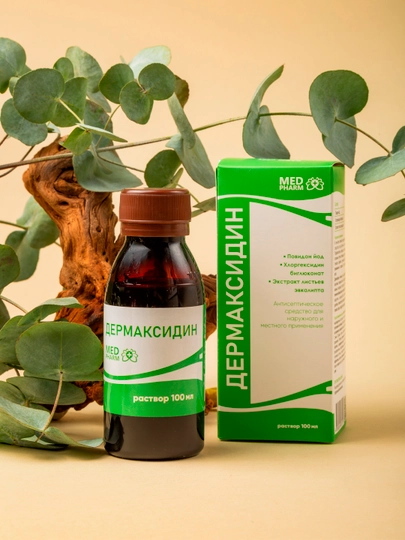 Dermaksidin yara, teri, intim gigiyena uchun, 100 ml - 