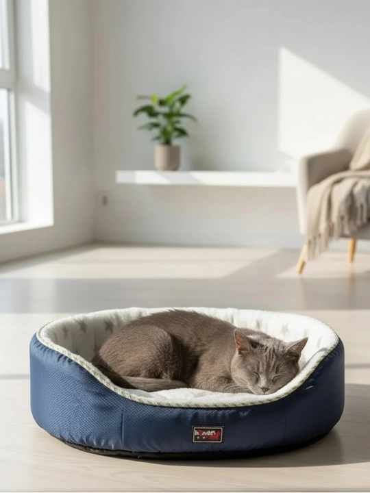 Лежанка для собак и кошек PET BED S,M,L, мягкая, ортопедическая, уютный домик