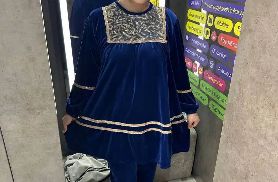 Velyur ko'ylak, vilur dvoyka, uy kiyimi, kuzgi kiyim, velyur, villur, vilyur