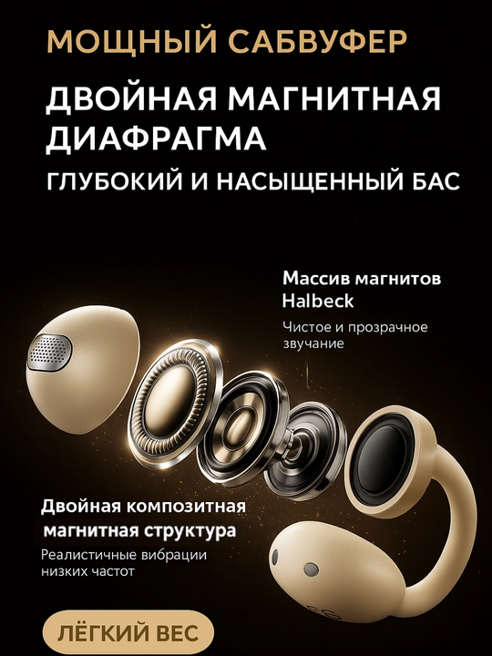 Simsiz quloqchinlar Sanag Z60S Bluetooth 5.4 IPX4 50 soatgacha ishlash