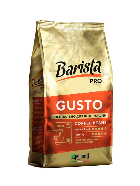Tabiiy qovurilgan kofe donalari "Barista Pro Gusto", 800 g