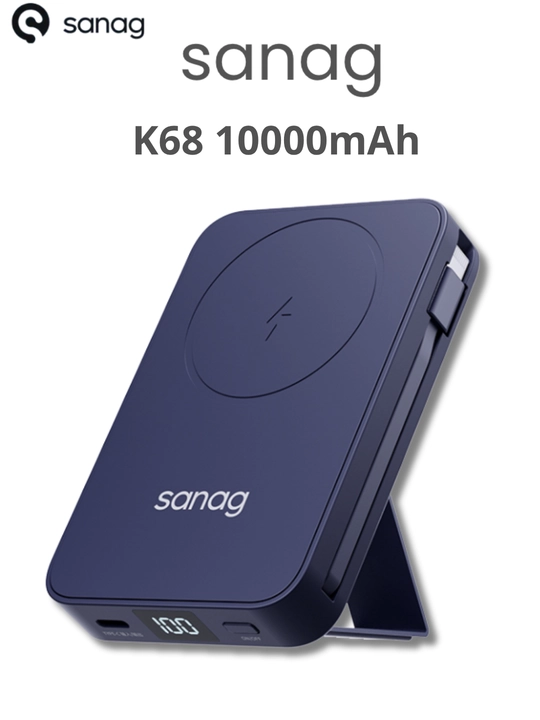 Magnitli powerbank Sanag K67 / K68 15 Vt simsiz va 20 Vt tez zaryad