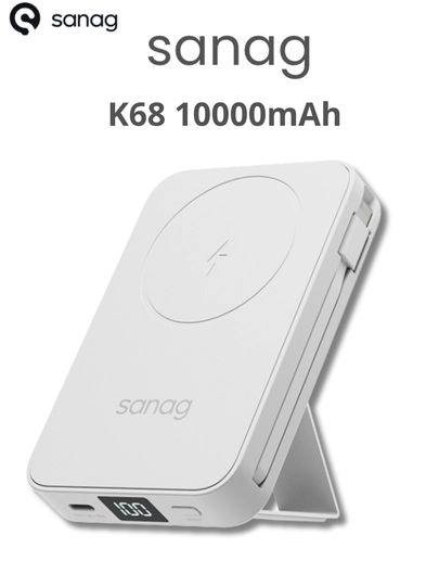 Magnitli powerbank Sanag K67 / K68 15 Vt simsiz va 20 Vt tez zaryad - 