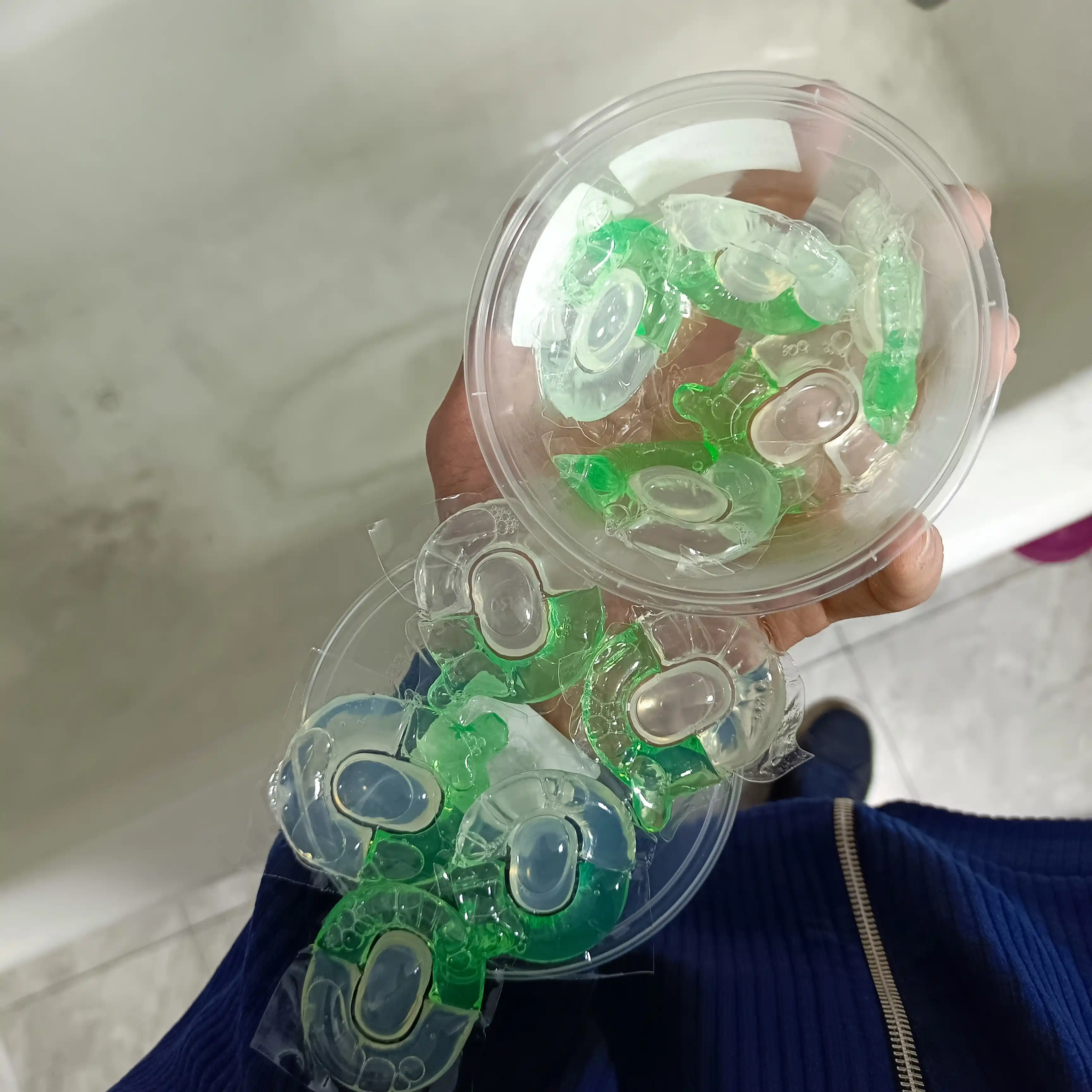 Капсулы для стирки любой одежды, с кондиционером и отбеливателем, Shaxue