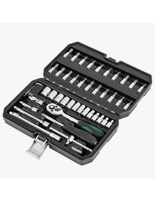 46 dona universal avtomobil instrumentlar to‘plami — golovkalar