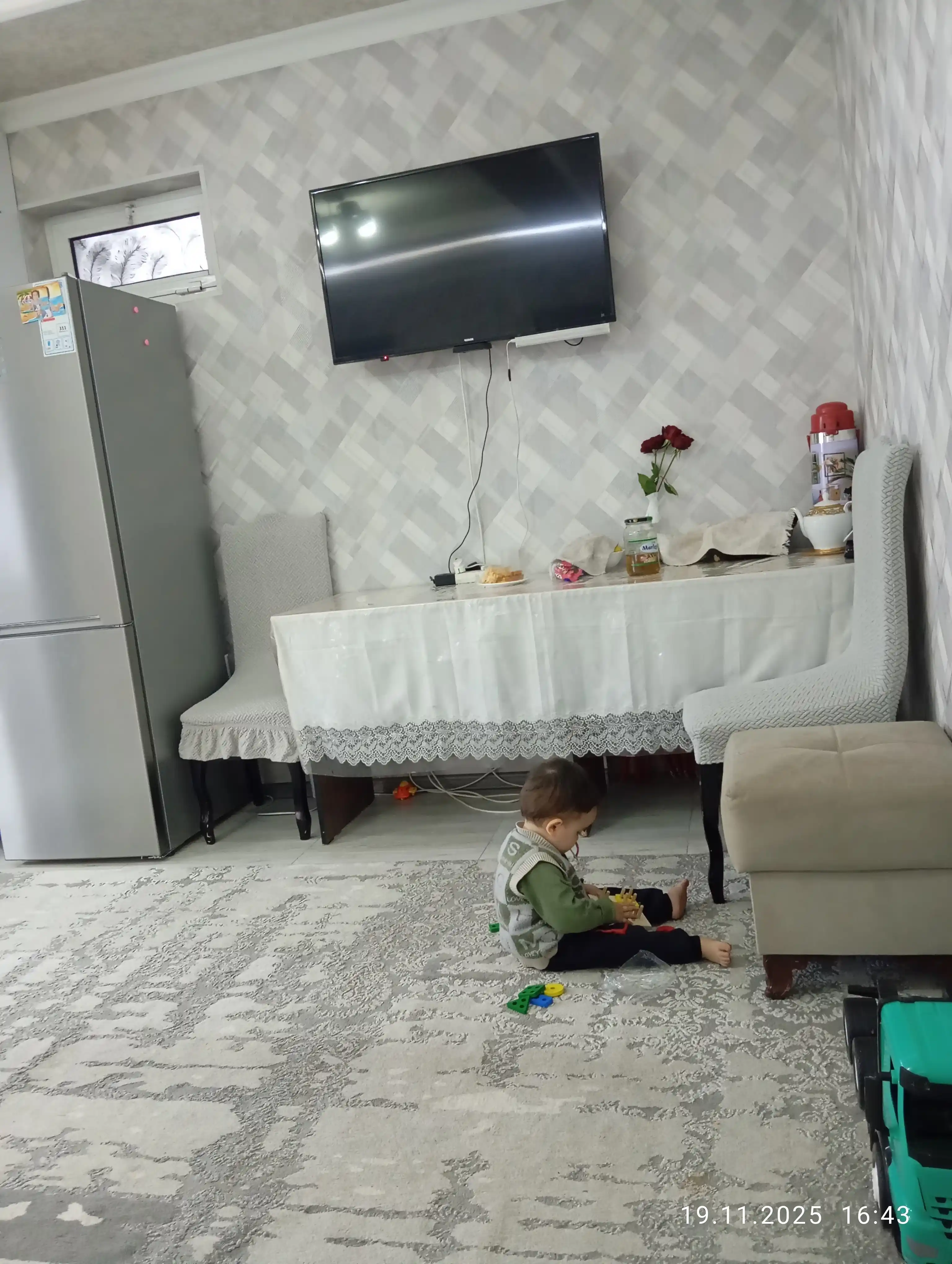 Чехол на стул с высокой спинкой, 1 шт