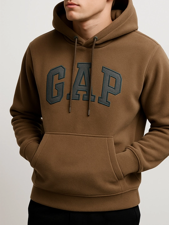Мужское флисовое худи GAP, теплое, размеры: 50-54 L/XL/XXL