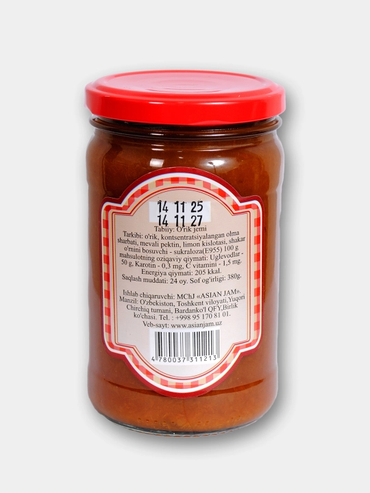 O'rik jemi shakarsiz, 340 g