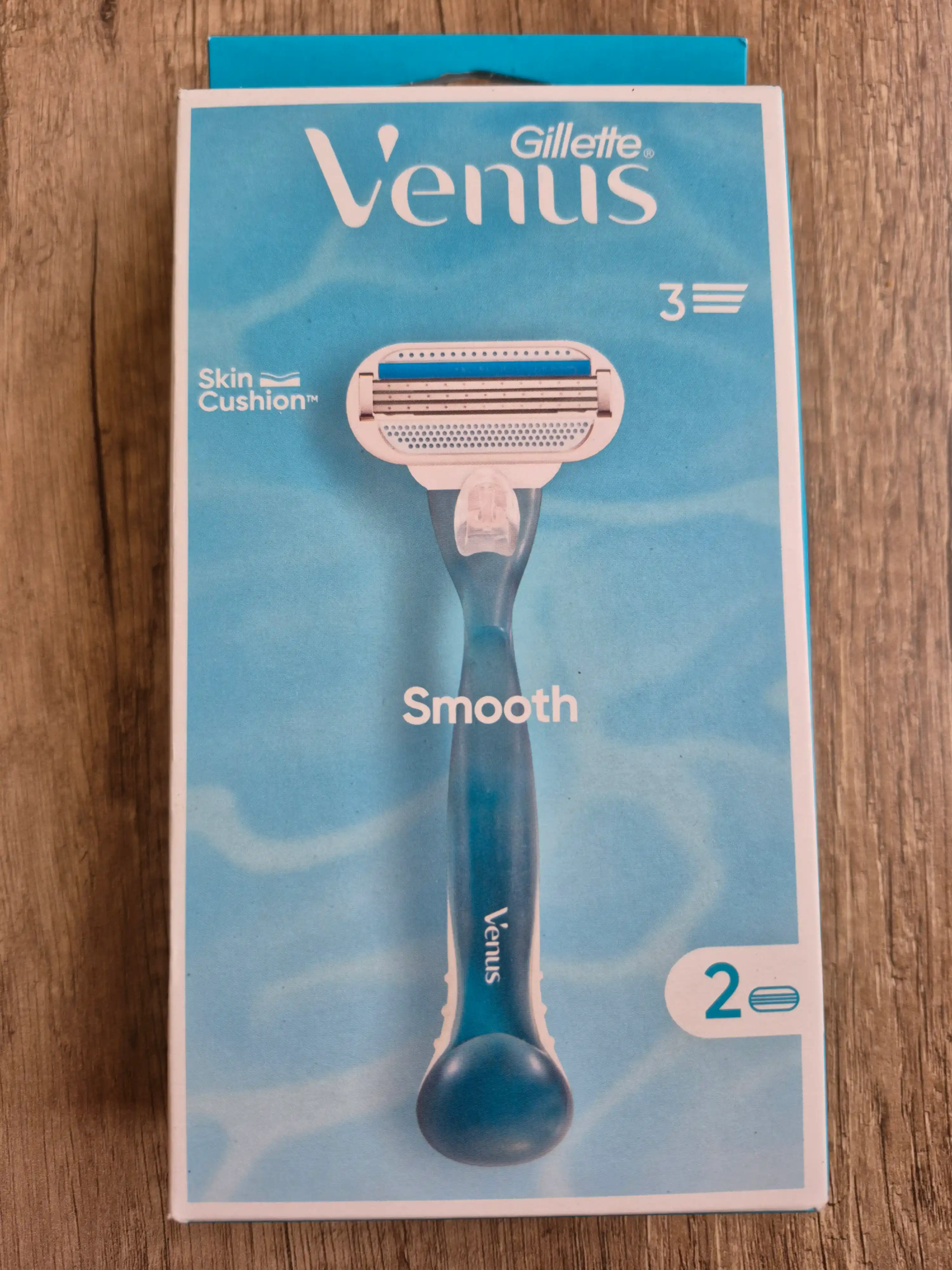 Женская бритва Venus Smooth, с 2 сменными кассетами