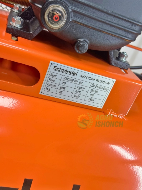 Компрессор SCHPINDEL SCHACBM50-50, SCHAC2065A-100, 1300 вт, 2200 вт