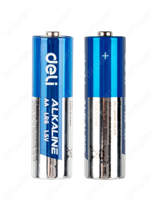 Батарейки AА LR6 1.5V 2шт 18500 Deli, блистер, 18500