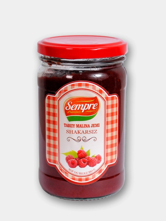 Малиновый джем без добавления Сахара, 340 гр - 