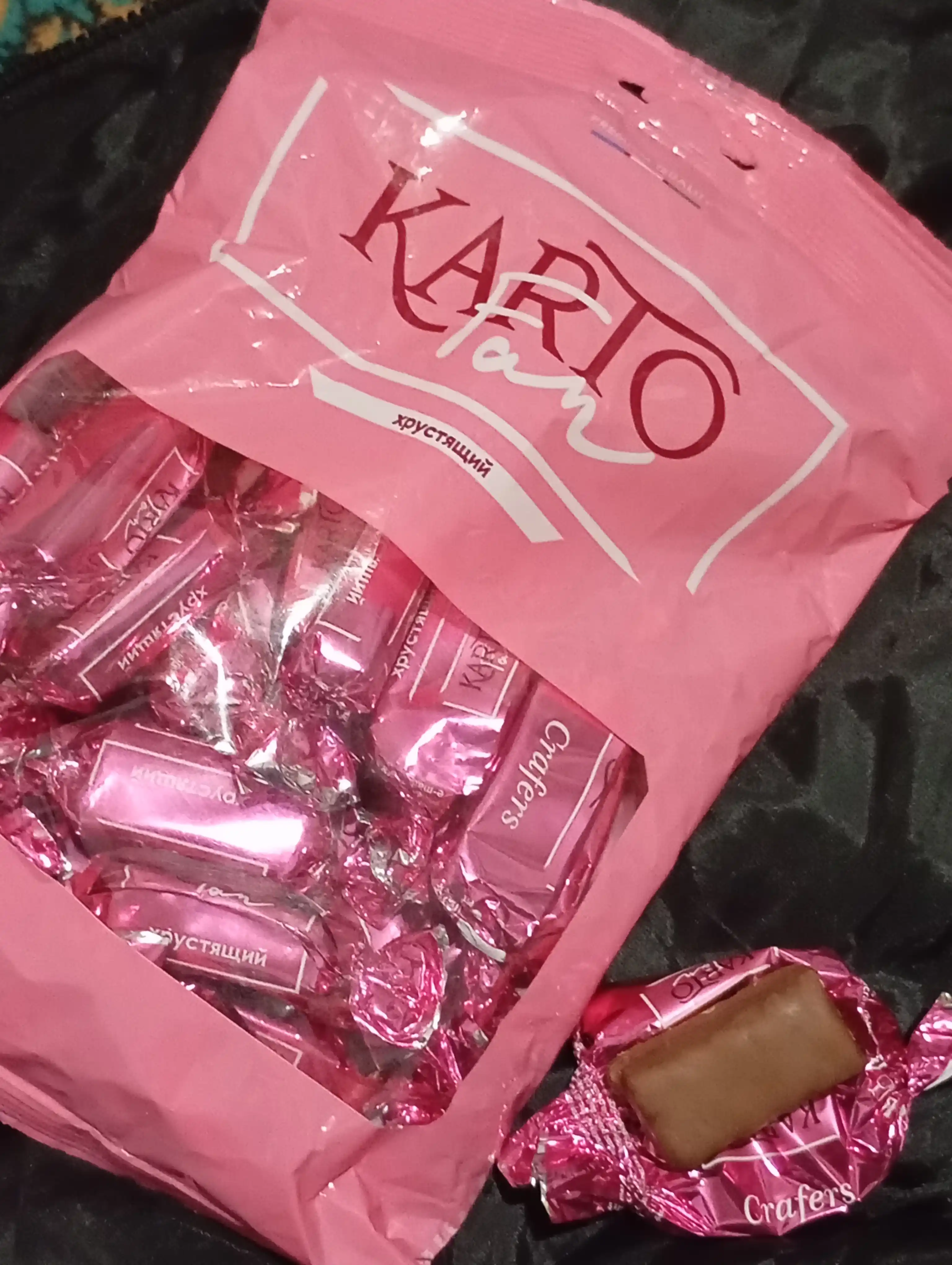 Crafers Fan kartofan yong‘oqli shokolad konfeti PEK bilan (260 g)