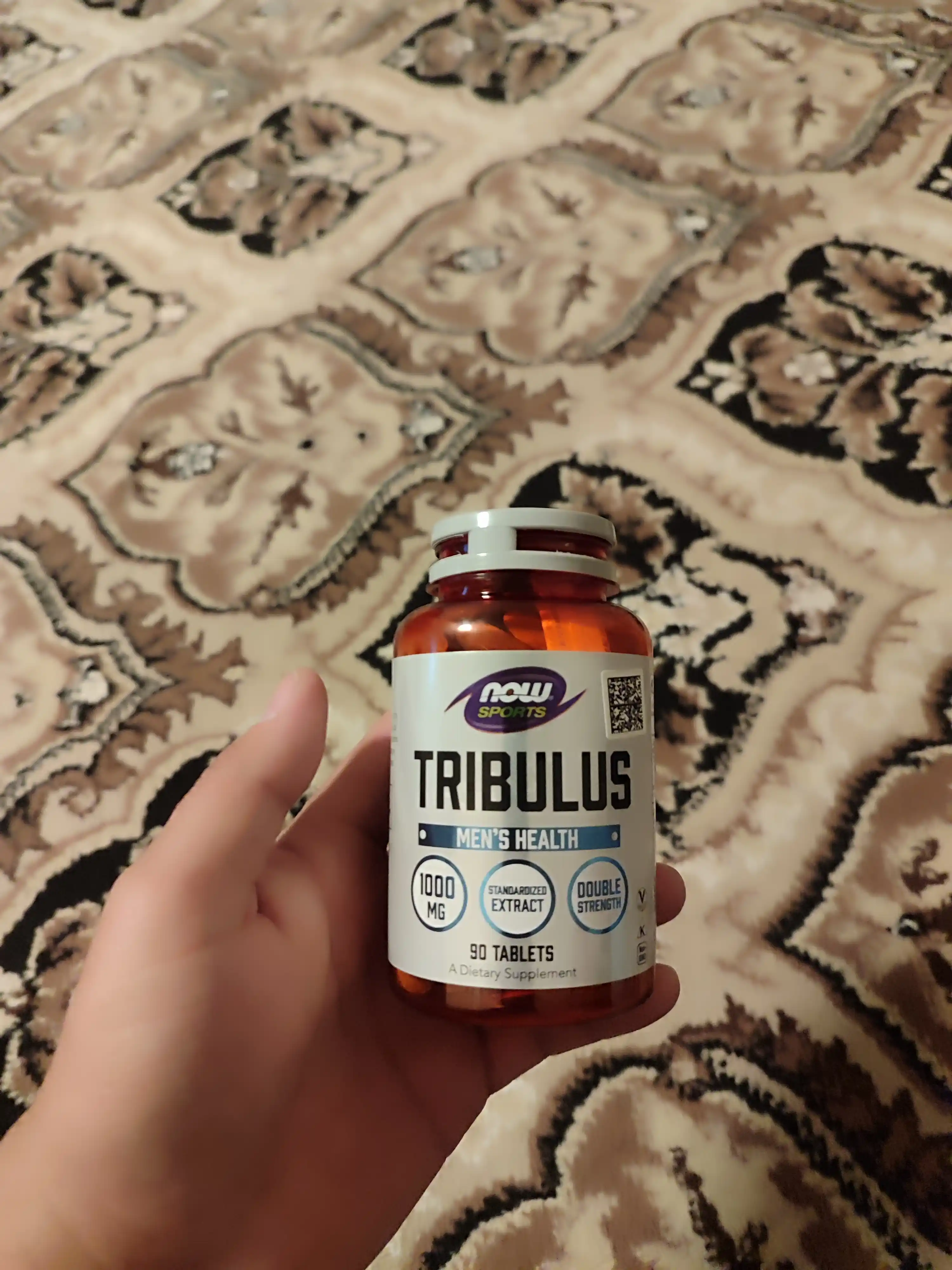 Таблетки для укрепления организма NOW Foods, Sports, Tribulus, якорцы, 1000 мг, Халяль
