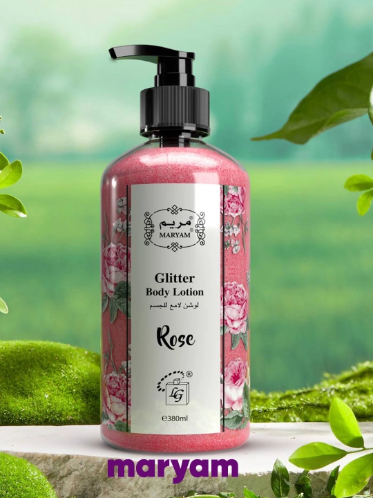 Tana uchun shimmer losyon krem, feramonlar bilan maryam, 380 g - 