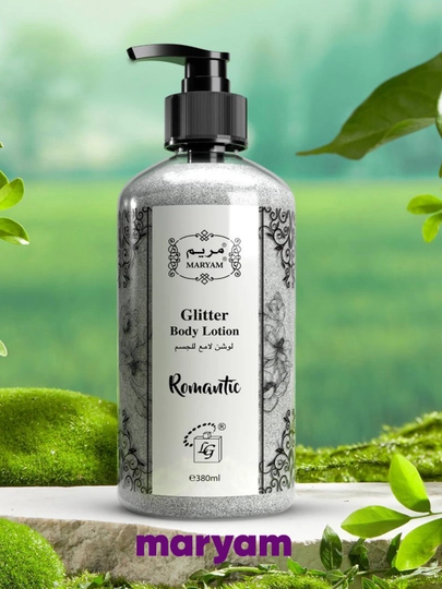 Tana uchun shimmer losyon krem, feramonlar bilan maryam, 380 g - 