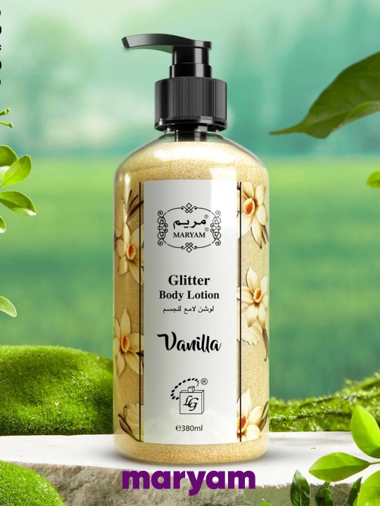 Tana uchun shimmer losyon krem, feramonlar bilan maryam, 380 g - 