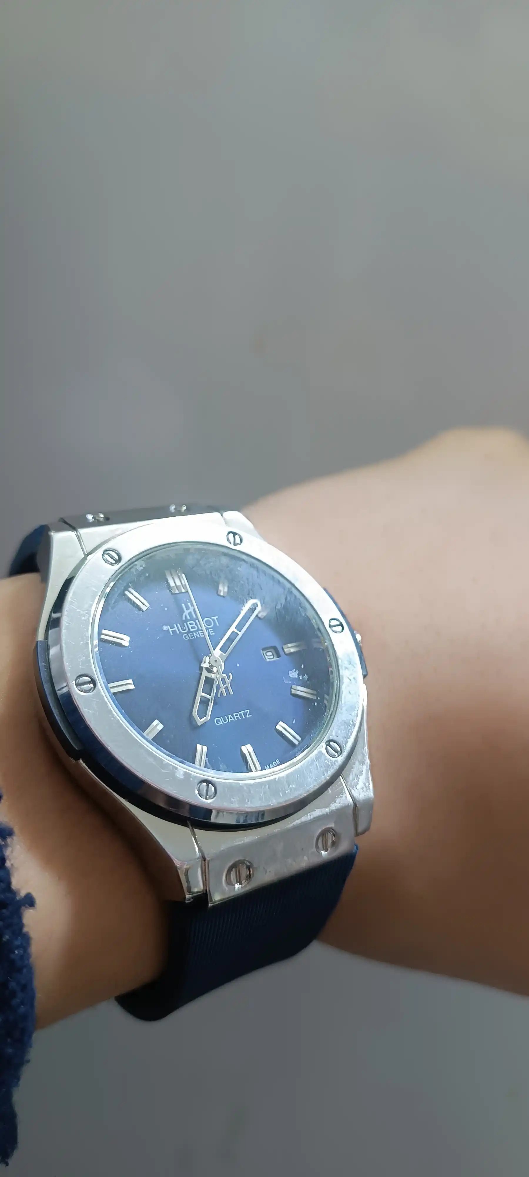 Erkaklar qo'l soati Hublot, har qanday uslubga mos keluvchi universal dizayn, quti bilan