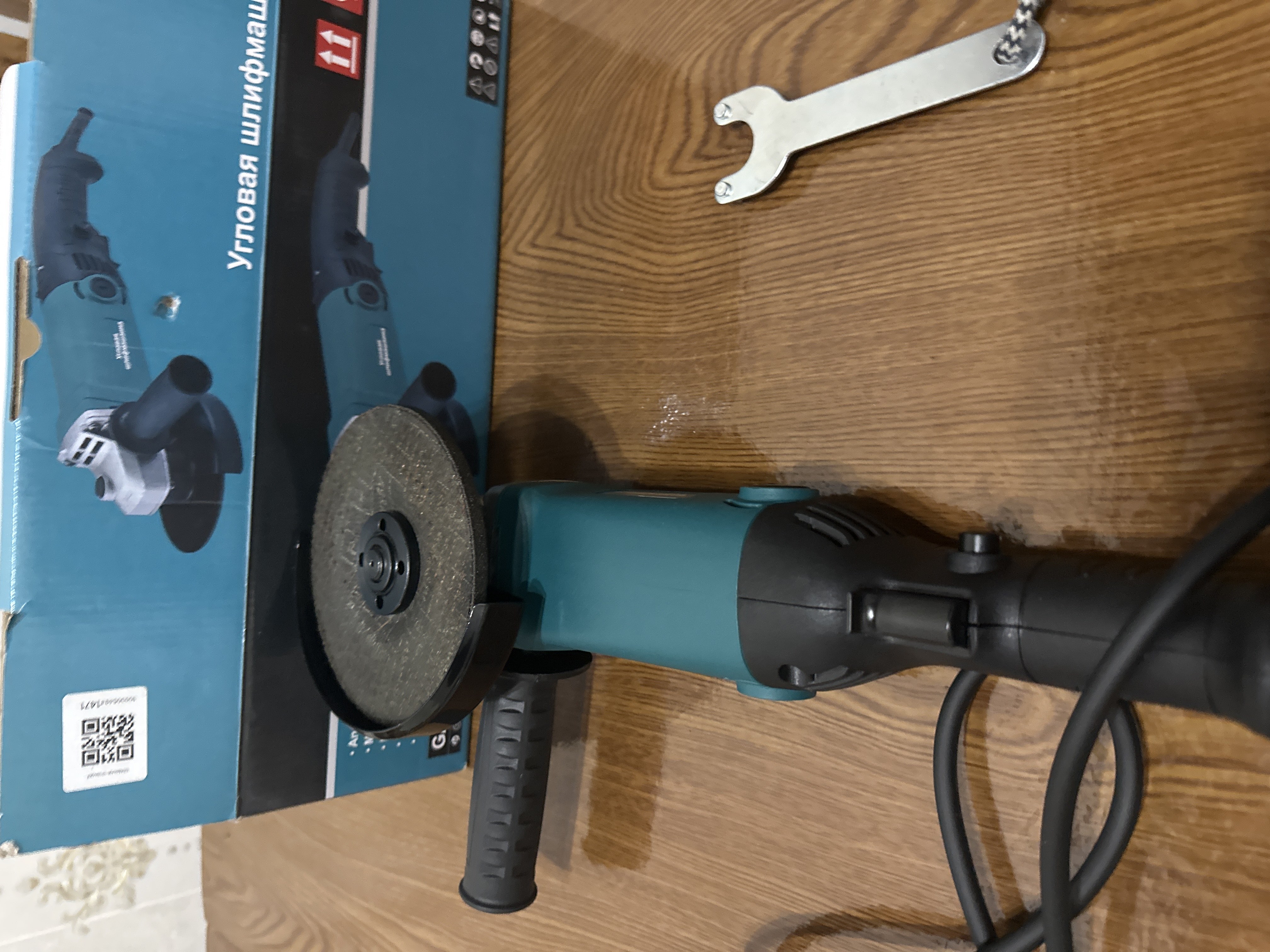 Болгарка с регулировкой, MAKITA 125 мм, 6 х скоростная, профессиональный