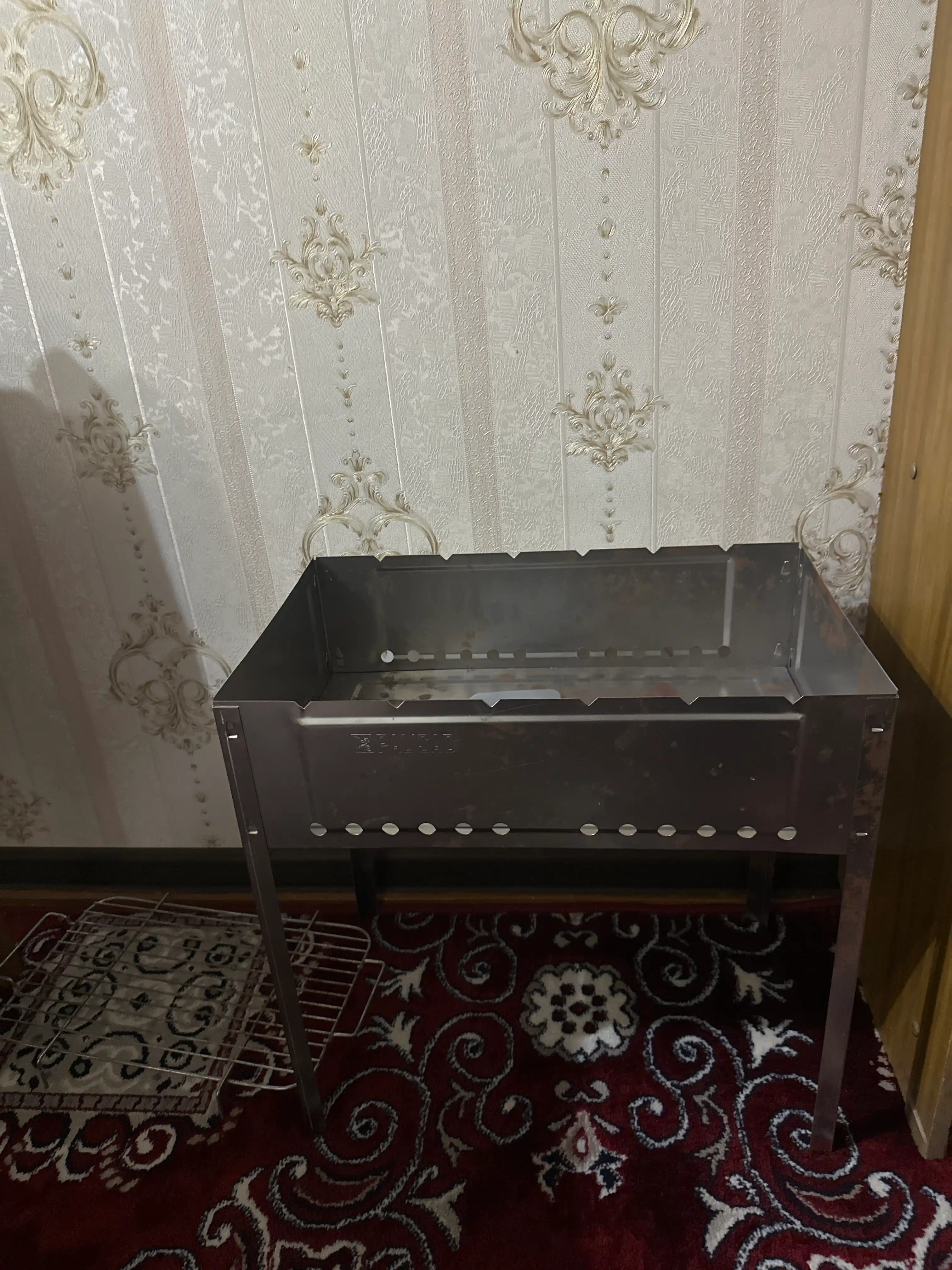 Мангал PALISAD с ребрами жесткости, 500 х 300 х 500 мм, 69547