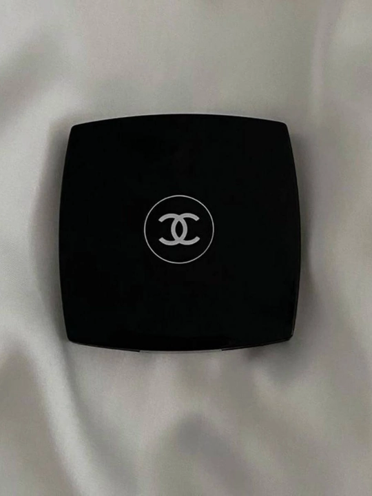 Зеркало CHANEL, карманное, зеркальце, увеличительное, двухстороннее складное, для макияжа