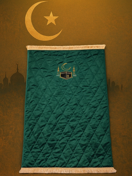 Diniy to'plam ibodat uchun, kitob, joynamoz, tasbeh, misvak, mushkambar, sovg'a qutisida