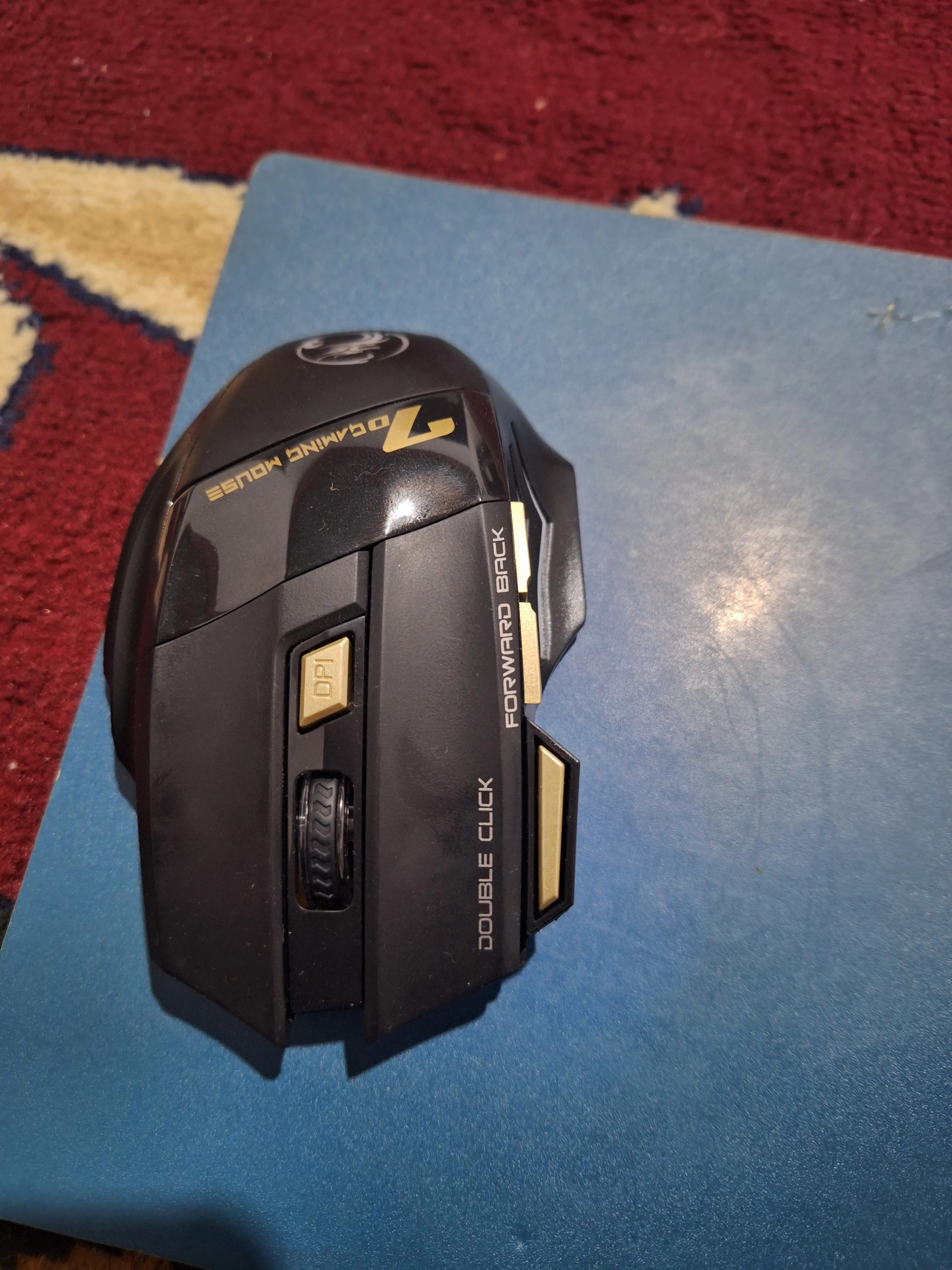 Игровая мышка iMICE GW-X7, беспроводная 2.4G, 3200 DPI, RGB, 7 кнопок, тихий клик, Type-C
