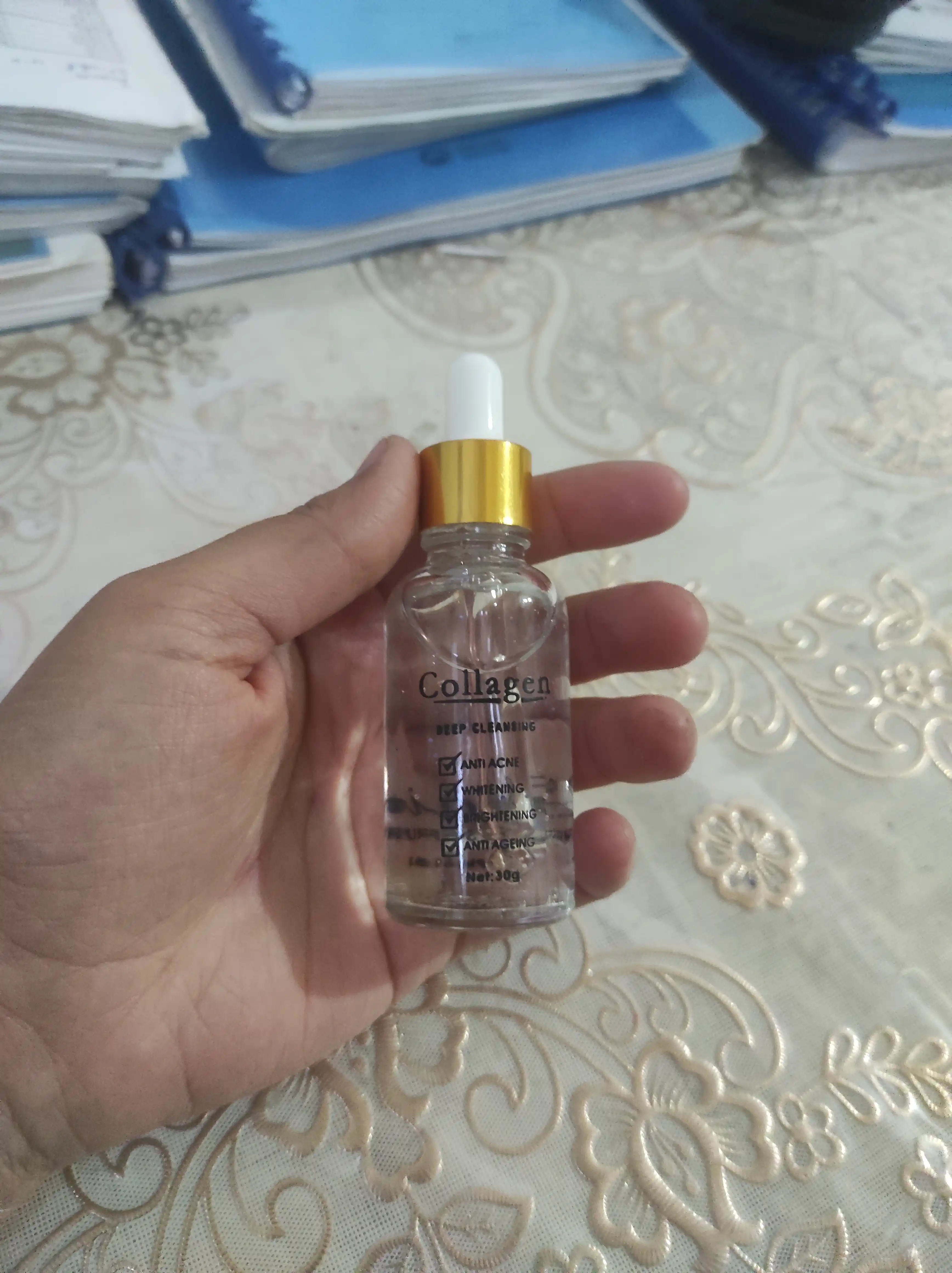 Основа под макияж COLLAGEN, база, праймер для кожи лица, бесцветный, универсальный
