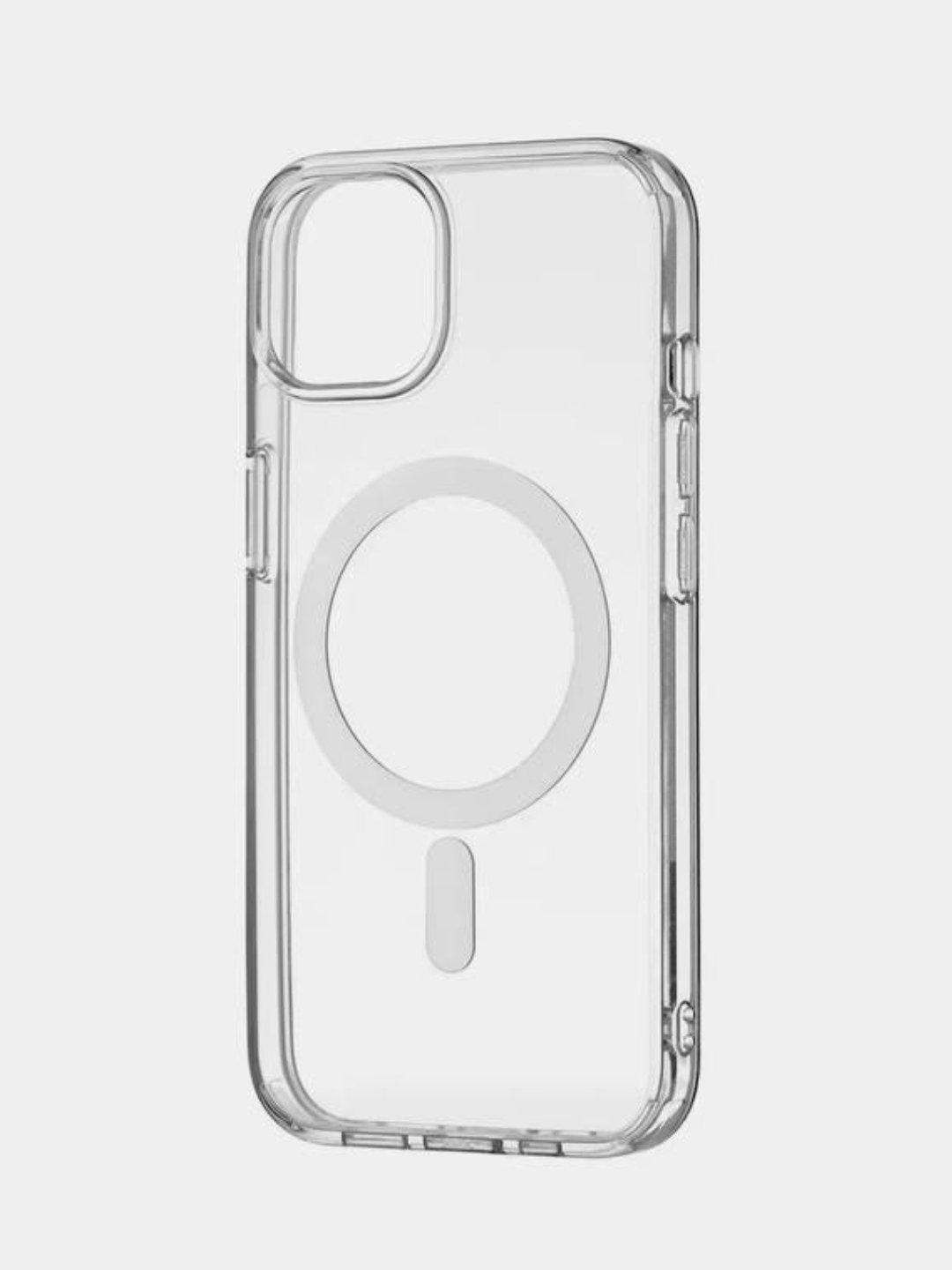 IPhone 11, 12, 13, 14, 15, 16, 17 plus,Pro,Max uchun MagSafe bilan shaffof plastik g'ilof