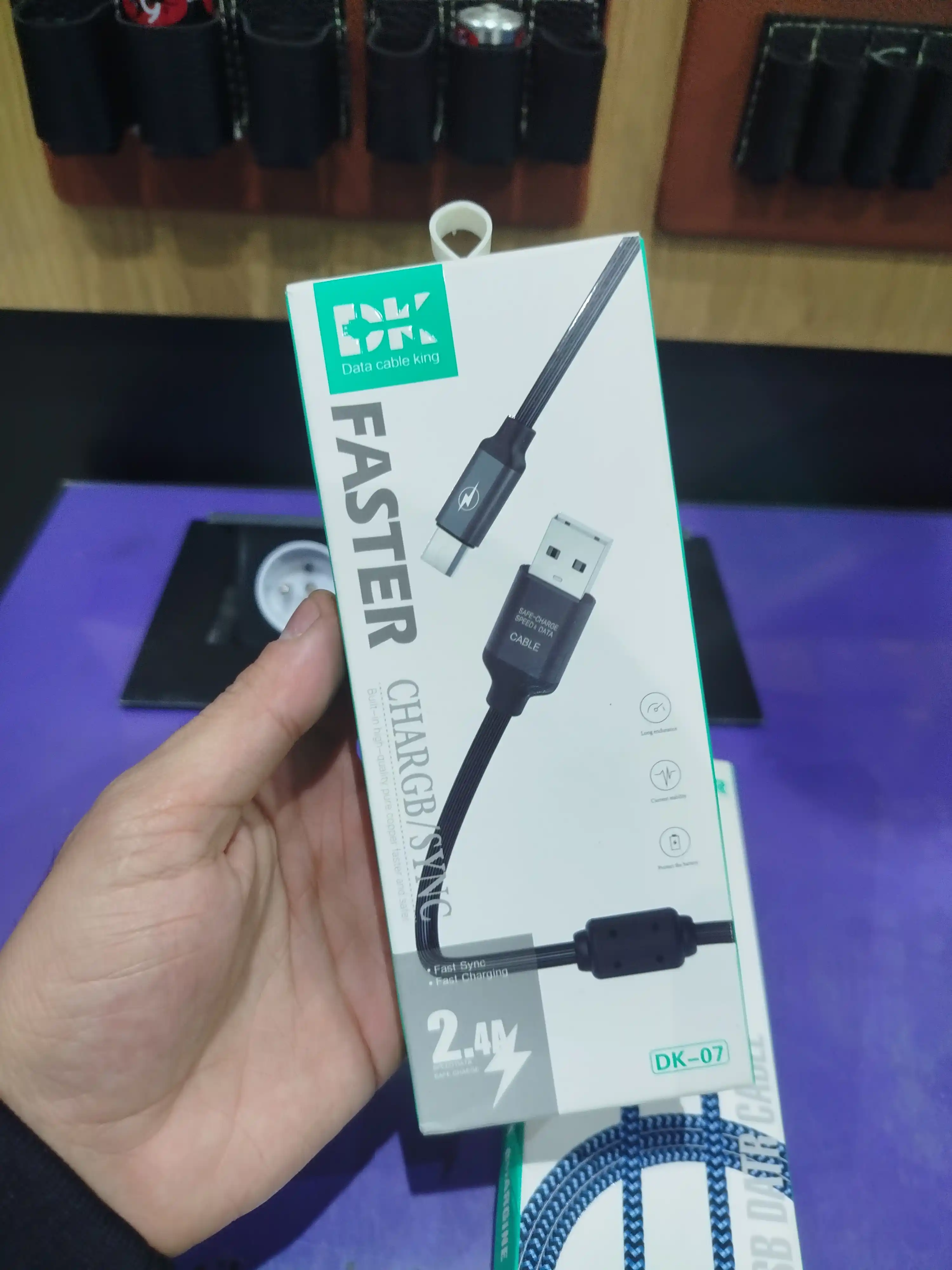 Кабель Micro USB, подходит для всех телефонов с Micro, быстрая зарядка, DATA CABLE KING