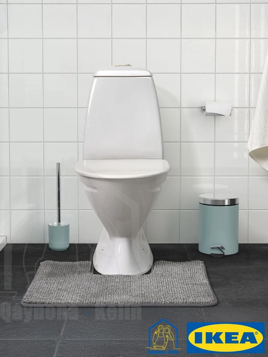 Коврик для унитаза, коврик для туалета, 55х60 см, IKEA TOFTBO 