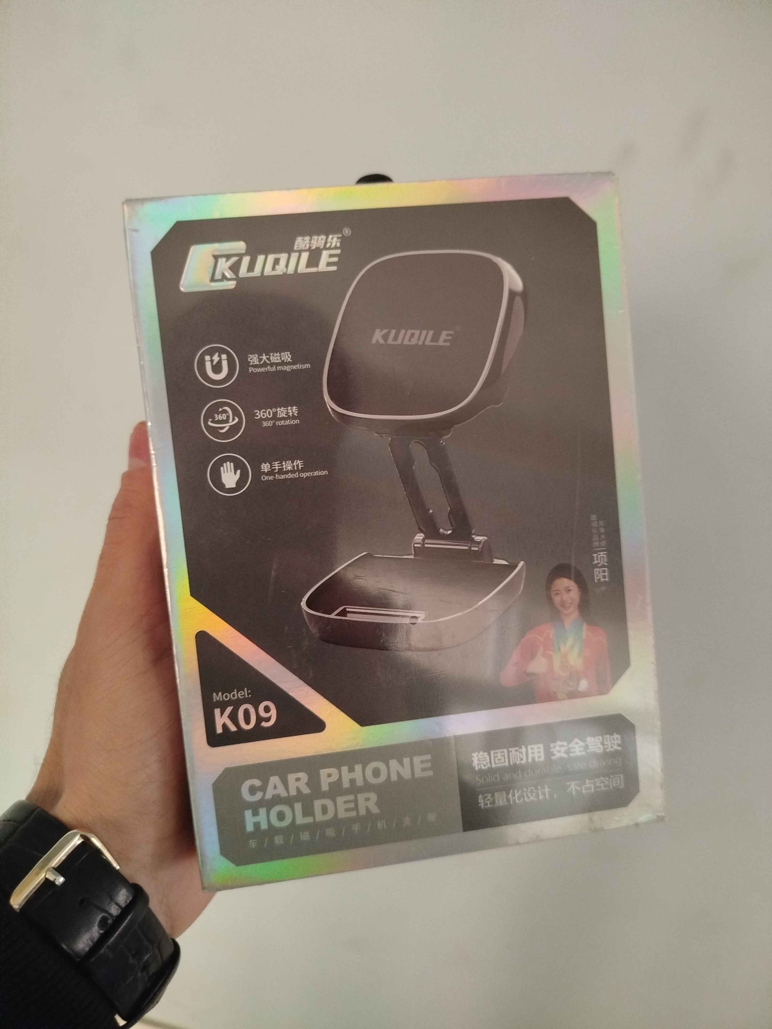 Universal qisqichli avtomobil telefon ushlagich, mustahkam, barcha smartfonlarga mos