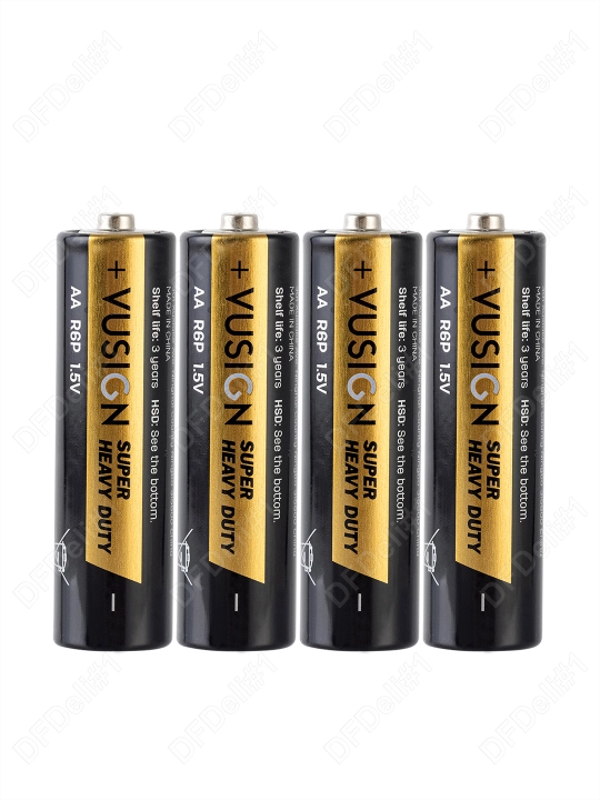 Батарейки AА R6P 1.5V 4шт EL205 Deli (блистер), 205-EL