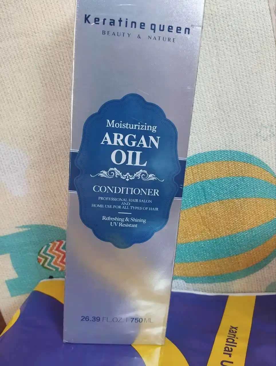 Keratin Queen argan yog‘li konditsioner, sochni namlovchi va himoyalovchi, 750 ml 