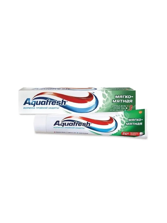 Aquafresh зубная паста, 50 мл, мягко-мятная - 