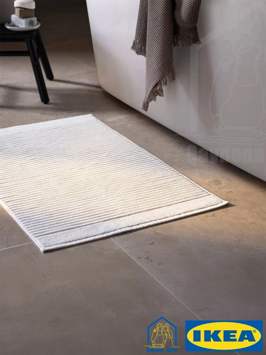 Полотенце для ног, ковров для ванной, 50x80 см, 100% хлопок, IKEA ALSTERN 