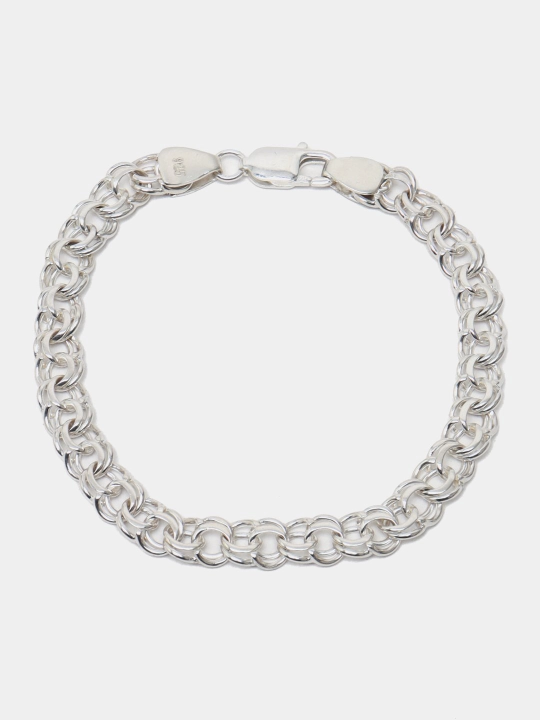 Erkaklar uchun 925 probali kumush bilaguzuk – Sumayya Silver